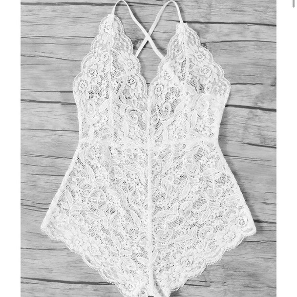 Other - 4/$25 Lace Romper Nightie